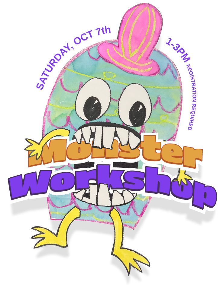 Logo – Monster Workshop 2023 – 01a – Children's Museum Of Illinois